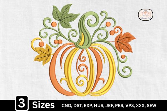 Autumn Harvest Pumpkin Embroidery Review