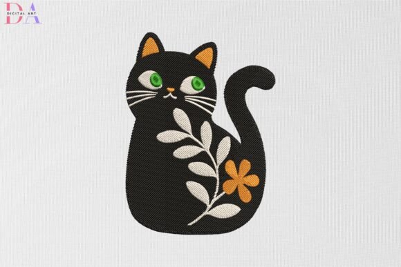 Black Cat Floral Silhouette Review