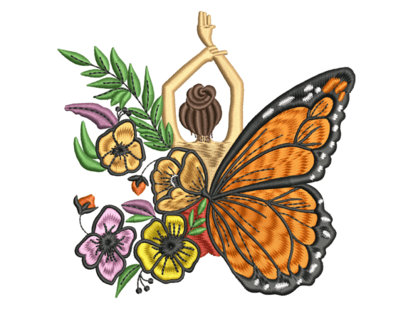 Butterfly Woman Silhouette Design Review