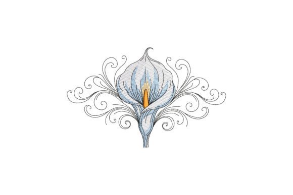 Calla Lily Flower Embroidery Design Review