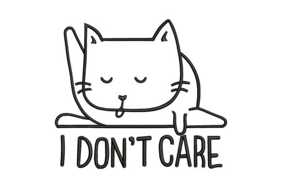 Chill Cat Embroidery Design Review