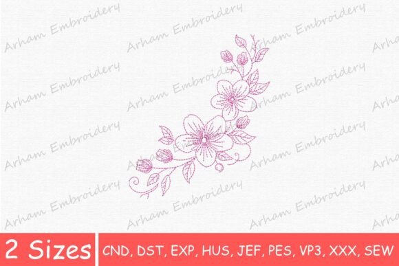 Elegant Floral Spray Embroidery Review