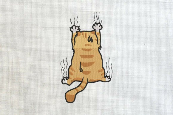 Funny Clinging Orange Cat Review