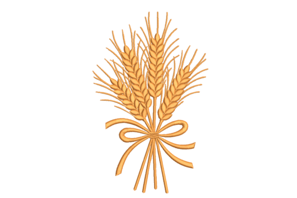 Golden Wheat Sheaf Embroidery Design Review