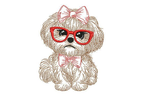 Shih Tzu Puppy Embroidery Review