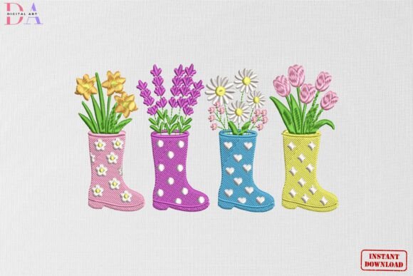 Spring Floral Rain Boot Bouquet Review