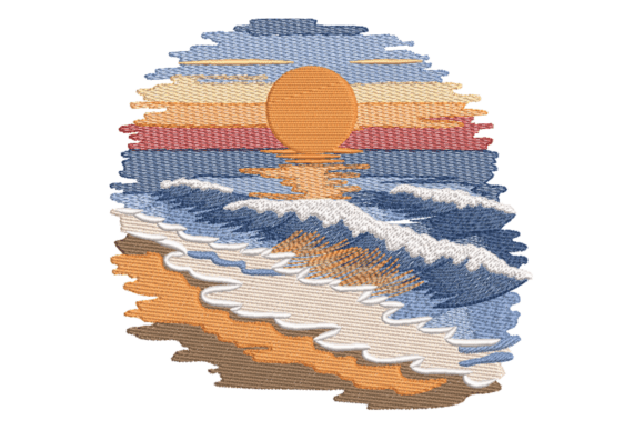 Sunset Waves – Beach Horizon