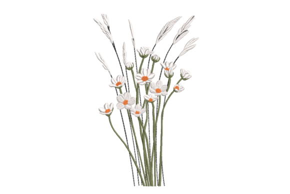 Wild Daisy Bouquet Embroidery Design Review